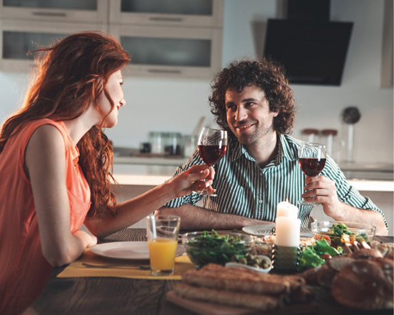 Verleidelijke eettips voor een romantisch diner