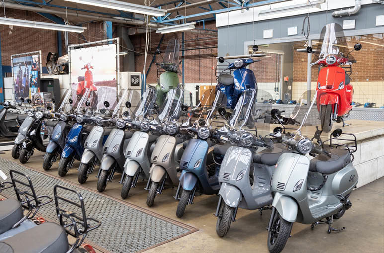 Hét scooterwalhalla  van Amsterdam